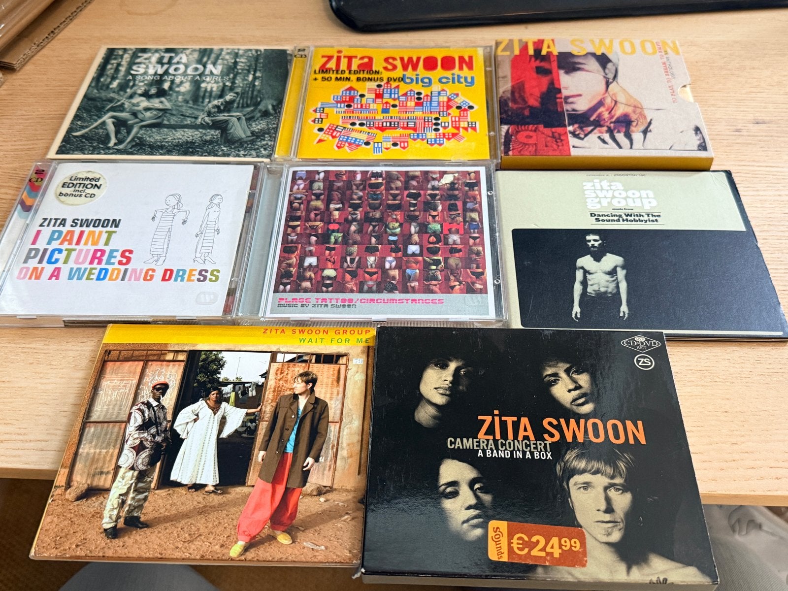 8 x CD Zita Swoon (zie foto’s), Ophalen of Verzenden, Zo goed als nieuw