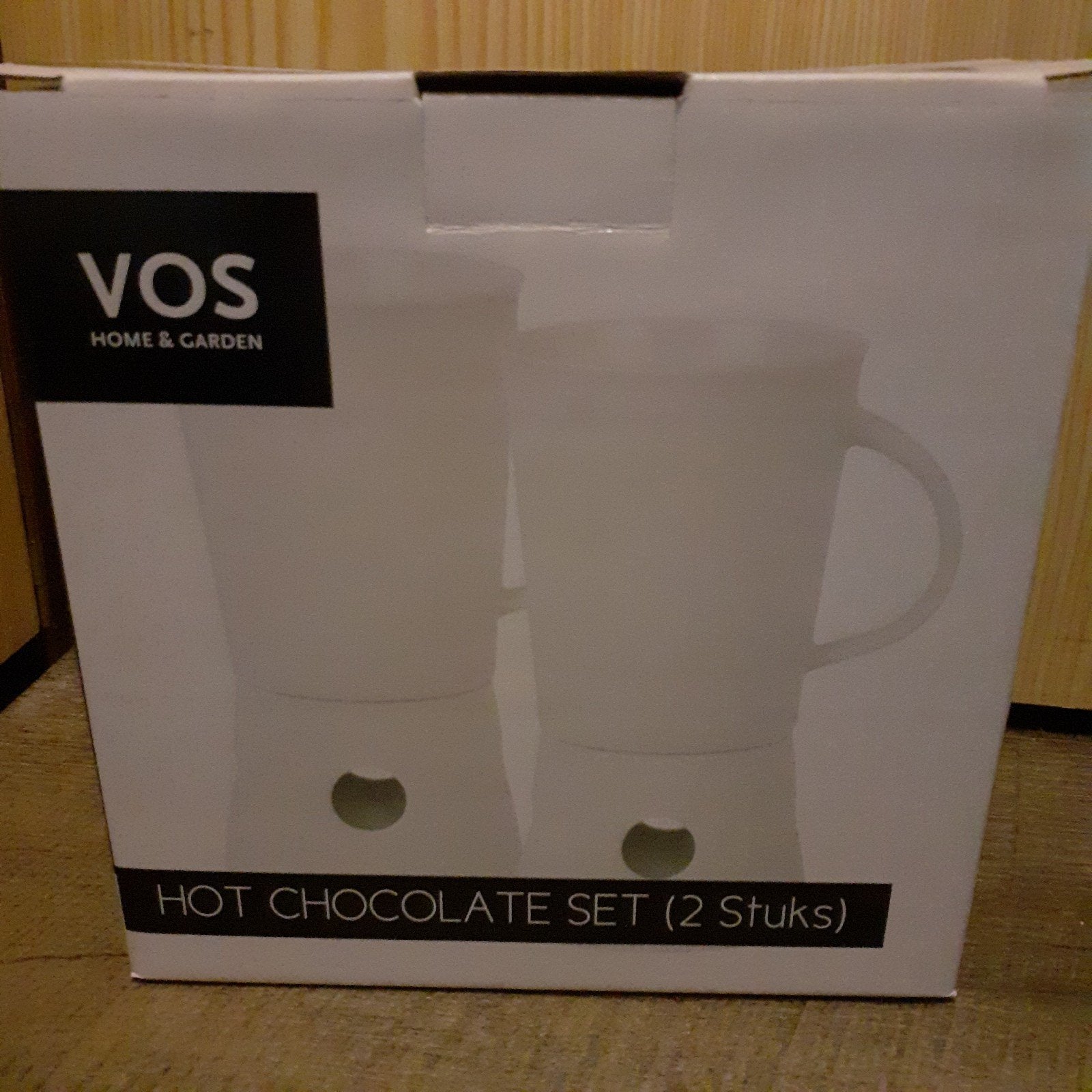 VOS Home & Garden Hot Chocolate Set (2 Stuks), Ophalen of Verzenden, Nieuw