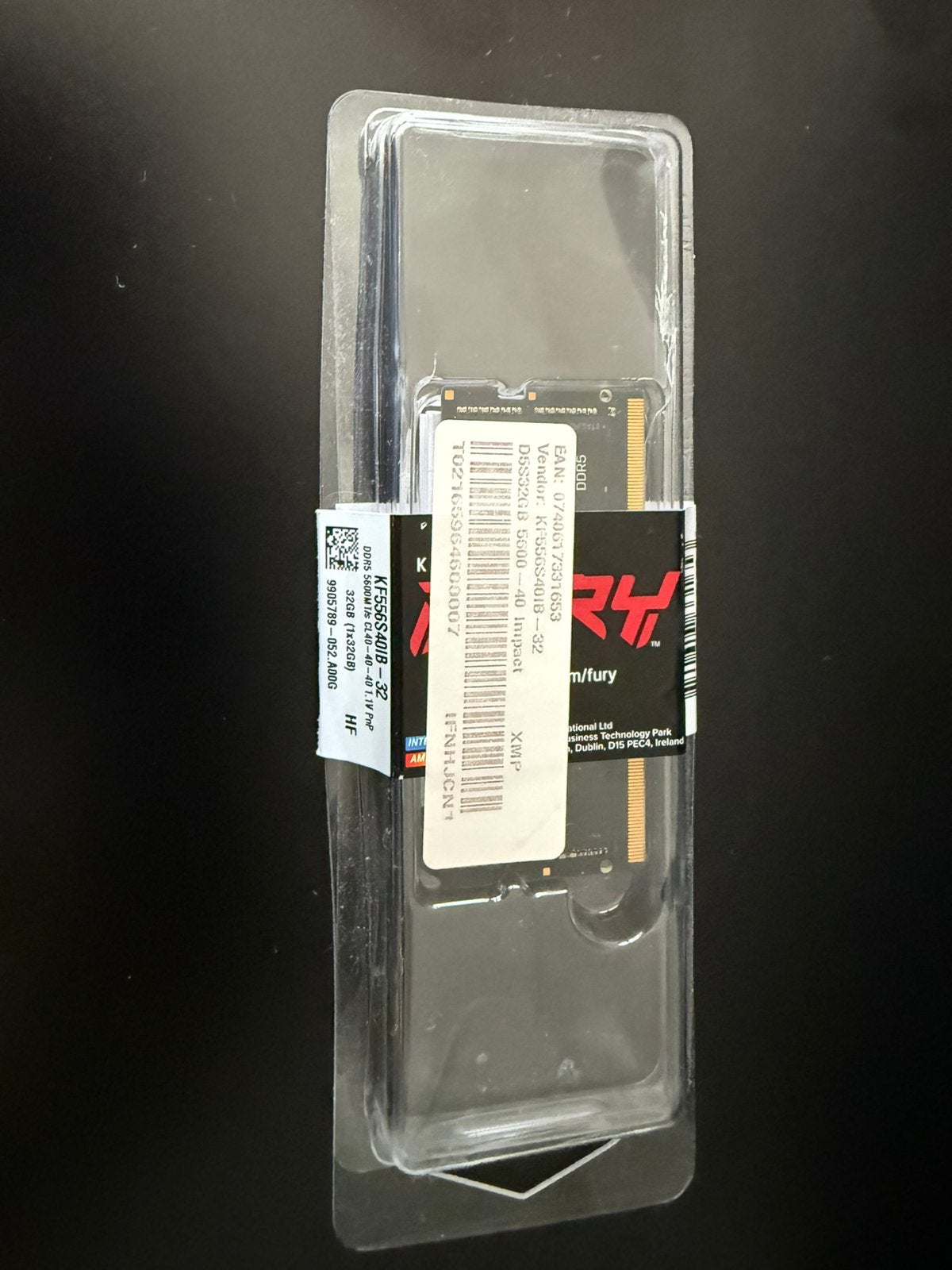 Kingston Fury 32gb DDR5 RAM, Computers en Software, Ophalen, 32 GB, Nieuw, DDR5