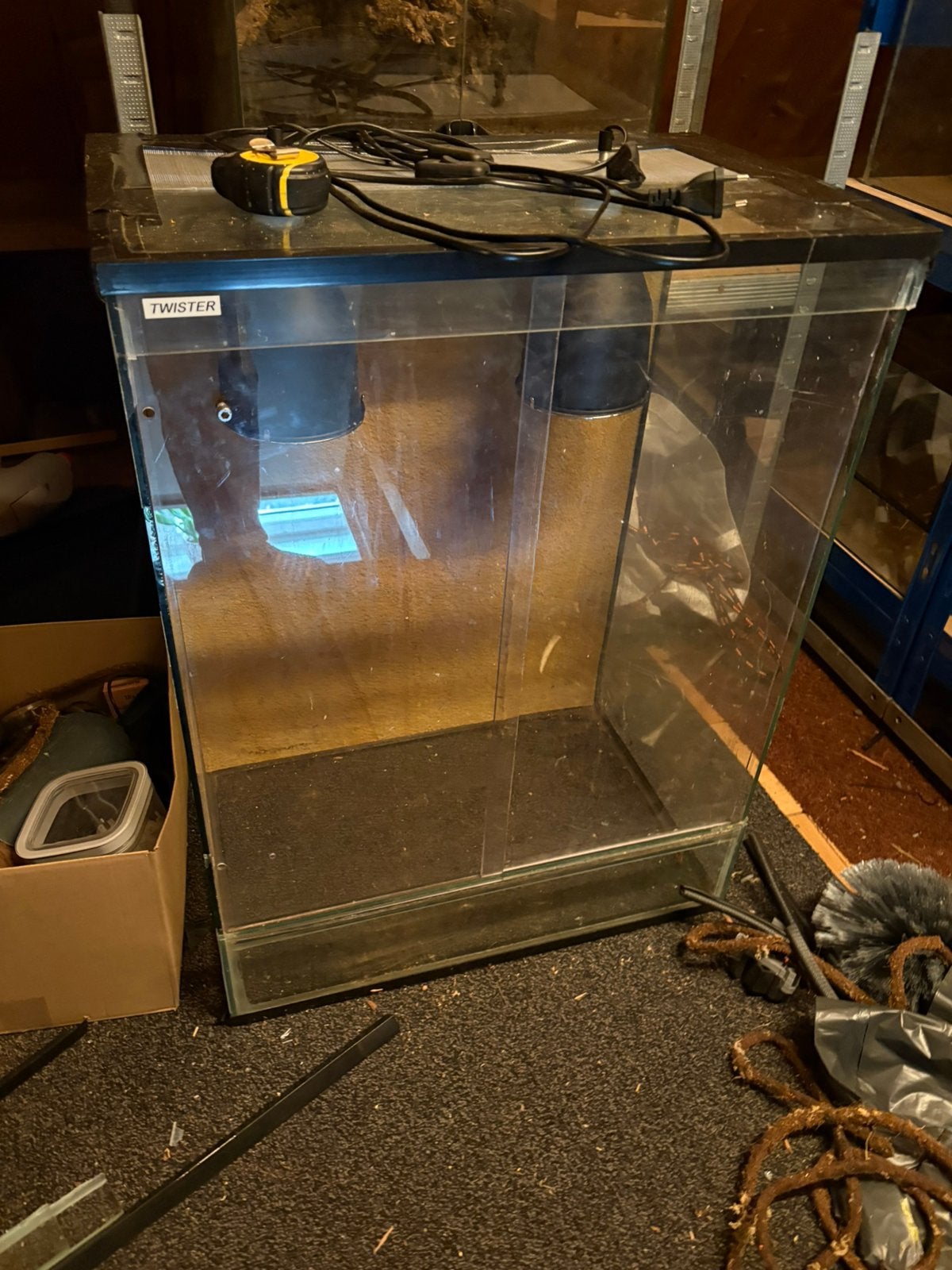 Terrarium 60x40x80, Ophalen, Zo goed als nieuw