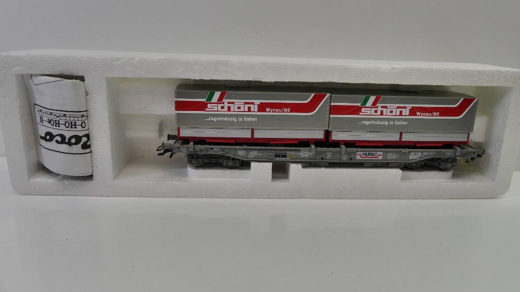 Roco H0 Hupac SBB CFF Schöni Container Zwitserland ovp 47019, Gelijkstroom, ., Wagon, Ophalen of Verzenden