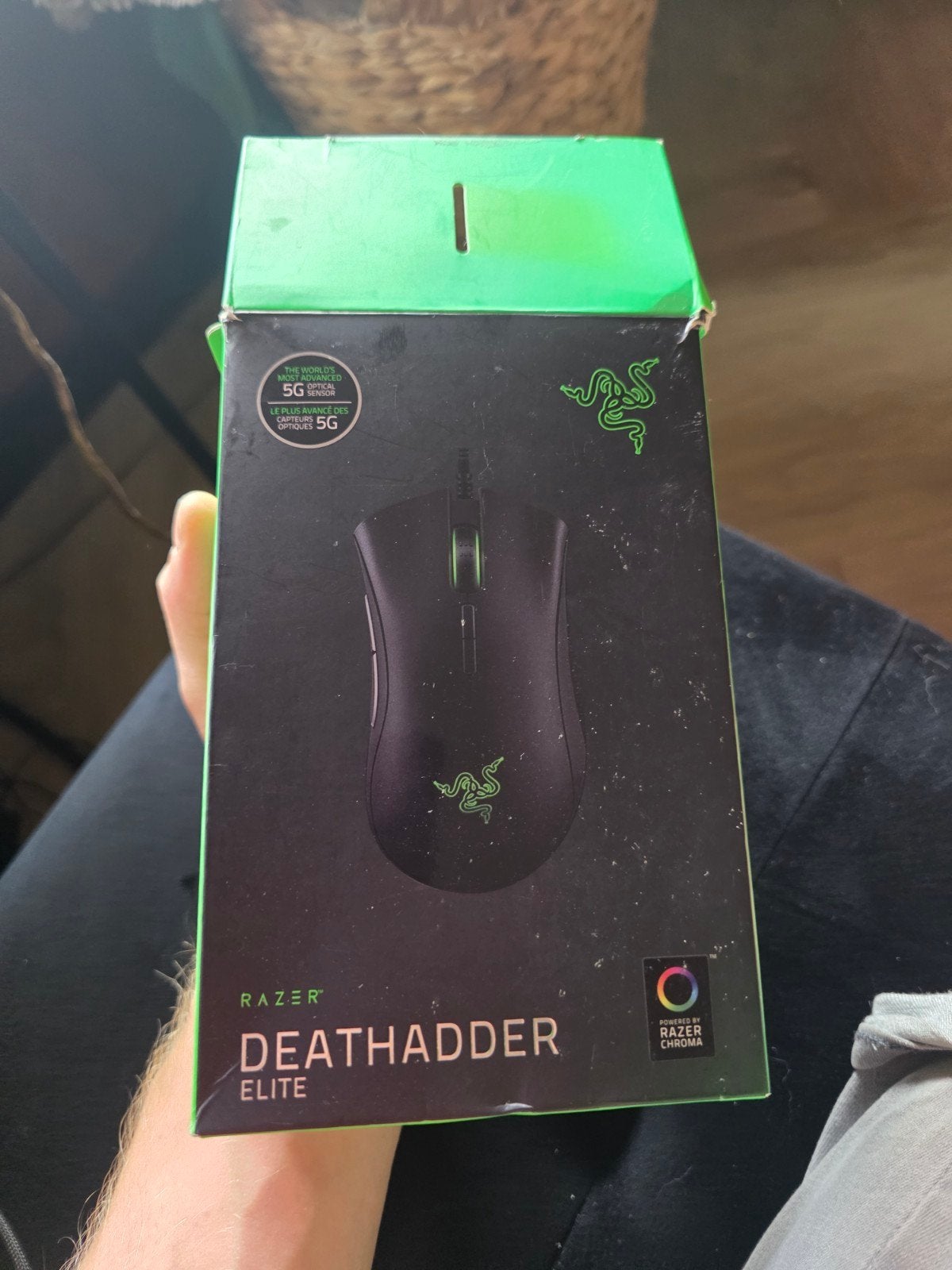 Razer DeathAdder Elite Gaming Muis - Nieuw in doos!, Computers en Software, Muizen, Rechtshandig, Muis, Nieuw, Ophalen of Verzenden