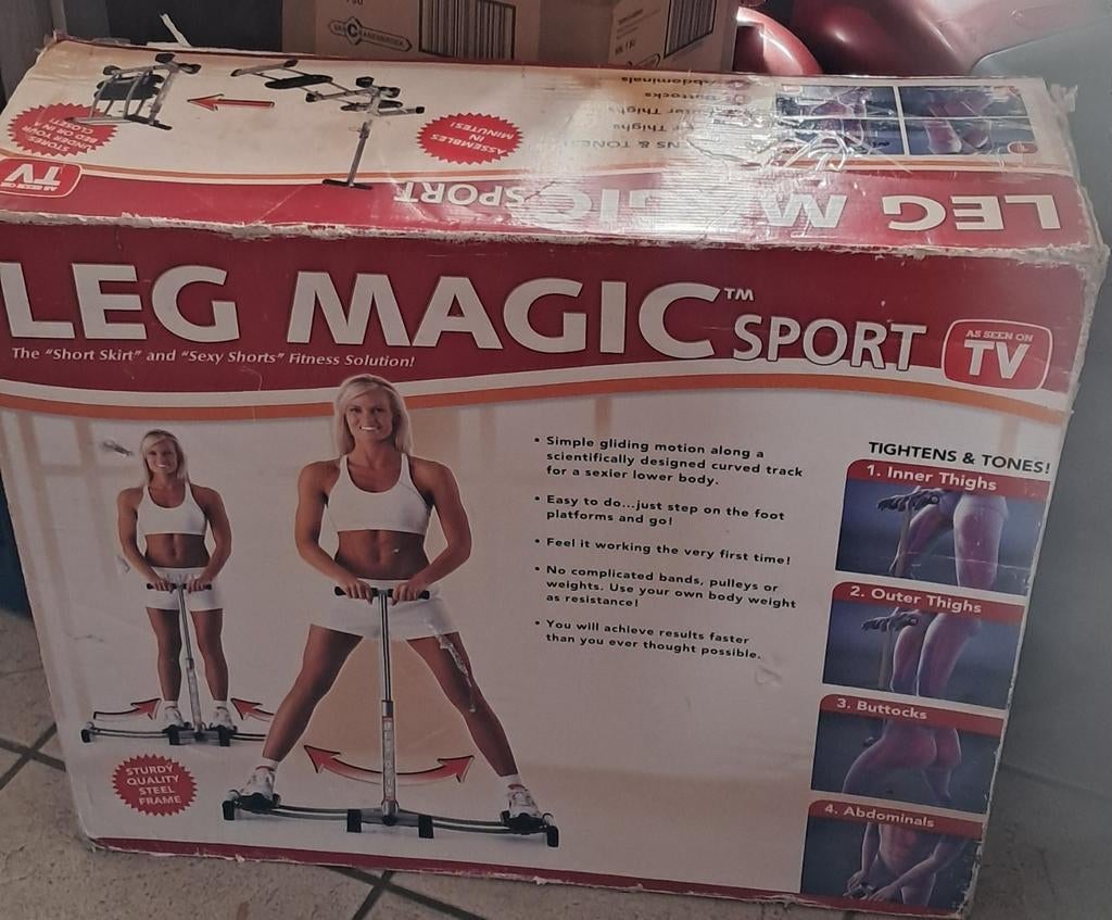 Leg Magic Thuis Fitnessapparaat - Benen & Billen Trainer, Ophalen, Zo goed als nieuw, Benen, Overige typen
