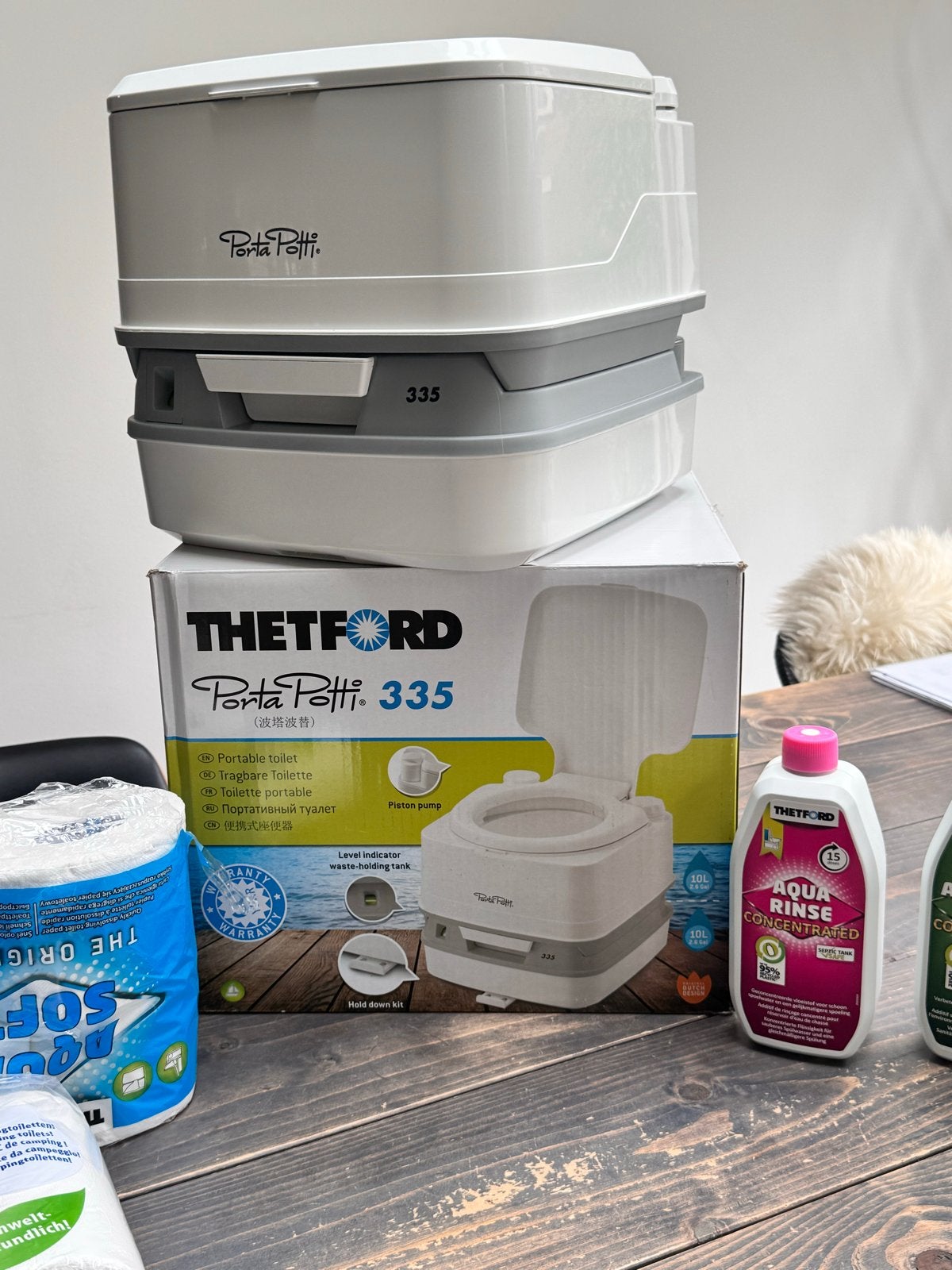 Thetford Porta Potti 335 voor VW camperbus (z.g.a.n.), Caravans en Kamperen, Ophalen, Nieuw