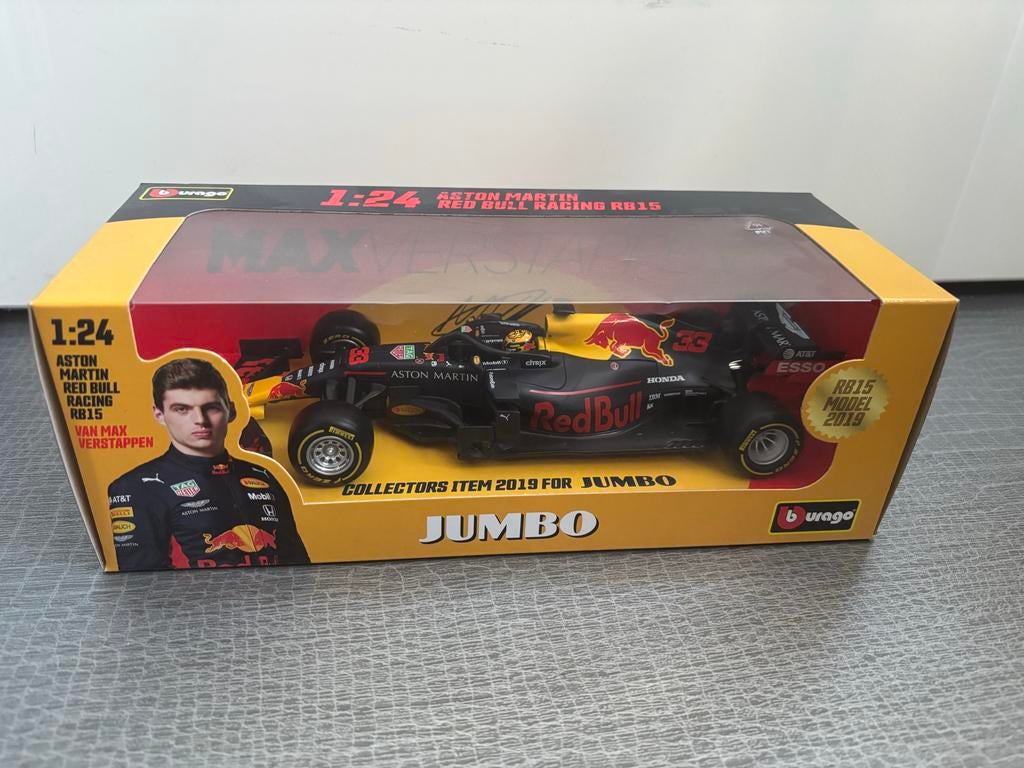 Bburago Aston Martin Red Bull Racing RB15 Max Verstappen, Ophalen, Nieuw, Auto, Overige merken
