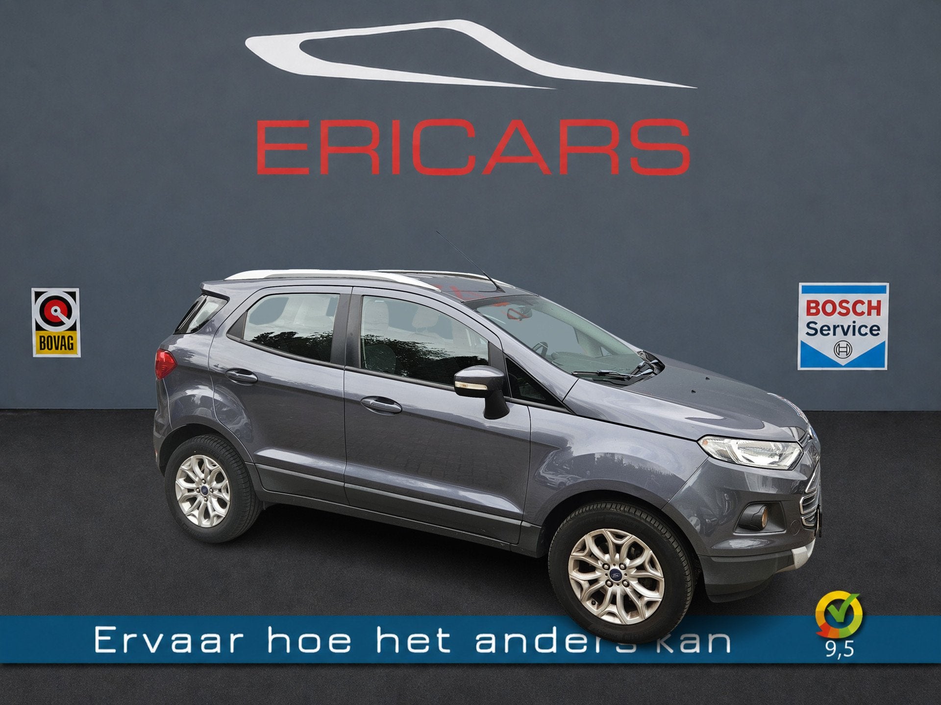 Ford EcoSport 1.5 Ti-VCT TEL AIRCO PDC LM (bj 2015), Auto's, Voorwielaandrijving, Euro 5, Stof, Handgeschakeld