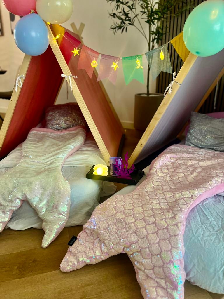 Verhuur tipi tent slaafeestje tipifeestje, Hobby en Vrije tijd, Feestartikelen | Verhuur, Ophalen, Zo goed als nieuw, Verjaardag