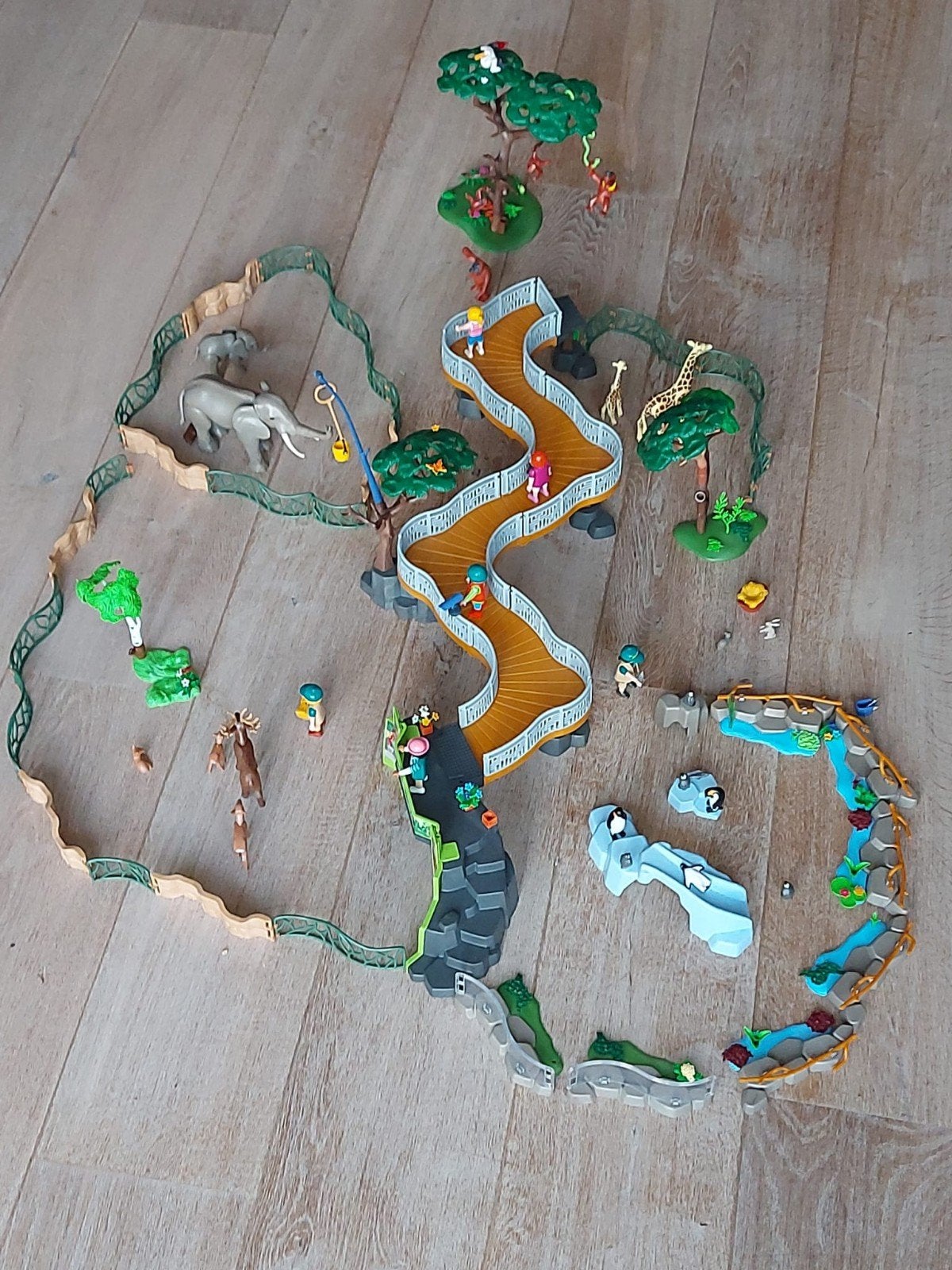 Playmobil Grote Stadsdierentuin met veel dieren, Kinderen en Baby's, Wild life, Gebruikt, Complete set, Overige typen