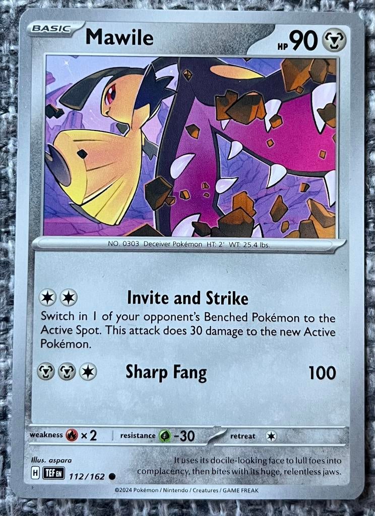 Pokémonkaart van Mawile (303) • Temporal Forces (112/162), Verzenden, Nieuw, Losse kaart