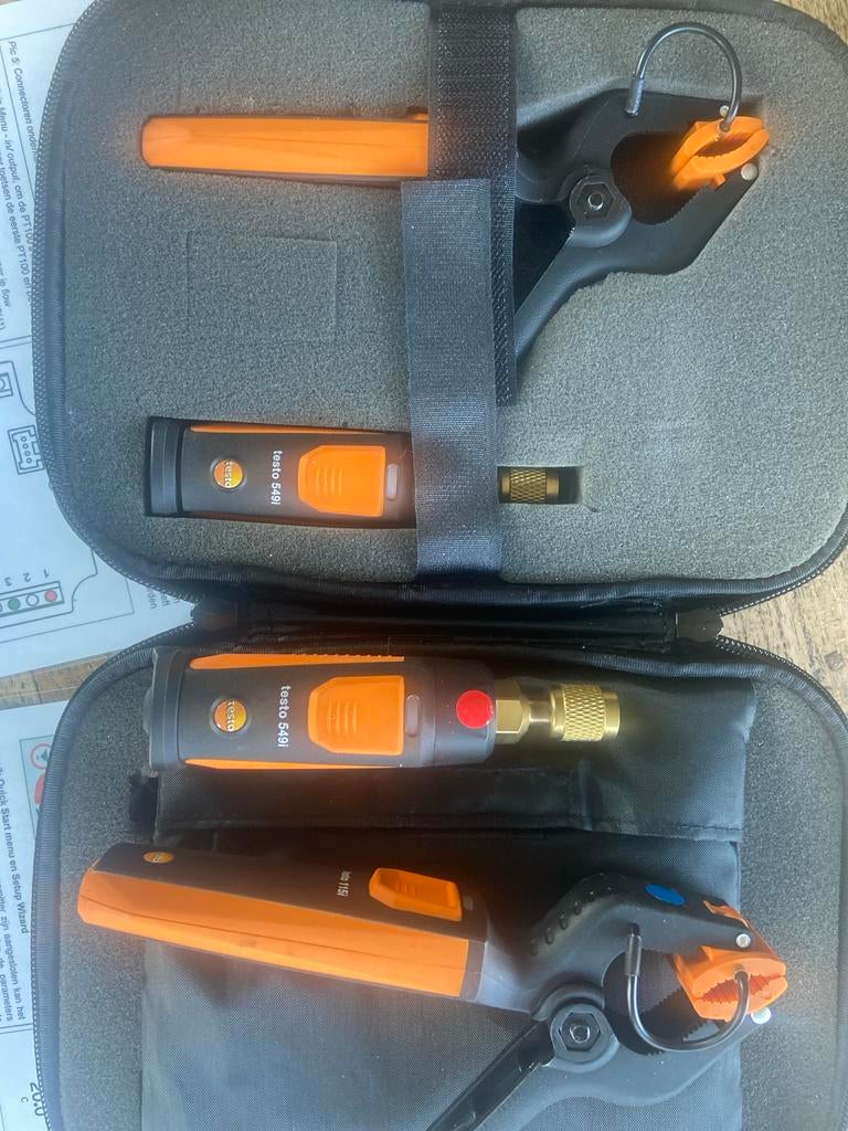 Testo 549i meetapparatuur, Ophalen of Verzenden, Zo goed als nieuw, Overige meters