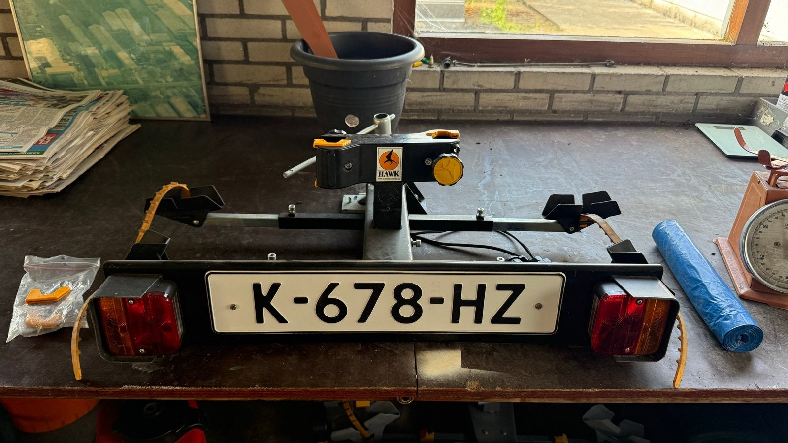 Hawk Fietsendrager voor 2 fietsen - Trekhaakmontage, Ophalen, Gebruikt, 2 fietsen, Trekhaakdrager