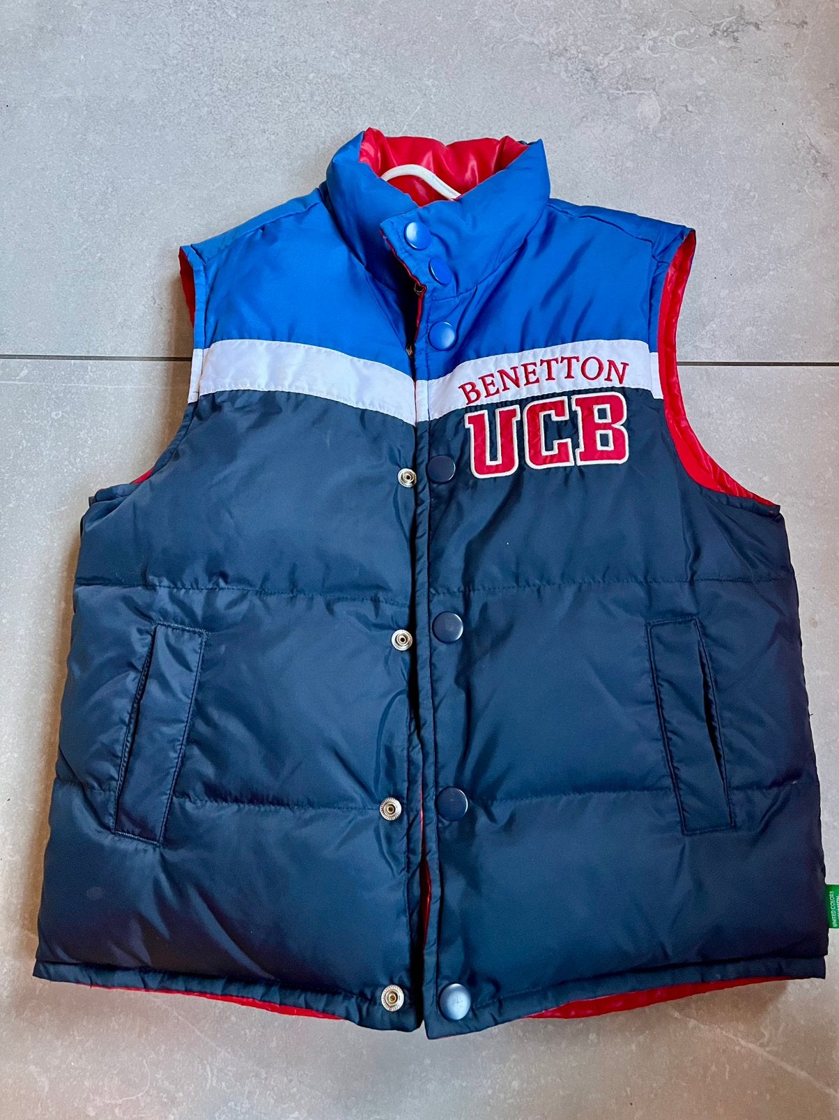 Bodywarmer Benetton maat 134/140, Ophalen of Verzenden, Zo goed als nieuw, Jongen, Overige typen