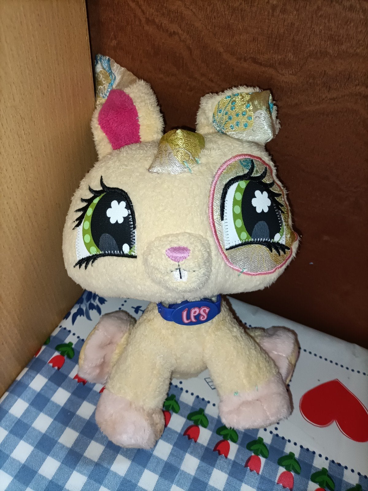 Littlest Petshop konijn knuffel 27 cm groot, Ophalen of Verzenden, Zo goed als nieuw, Konijn