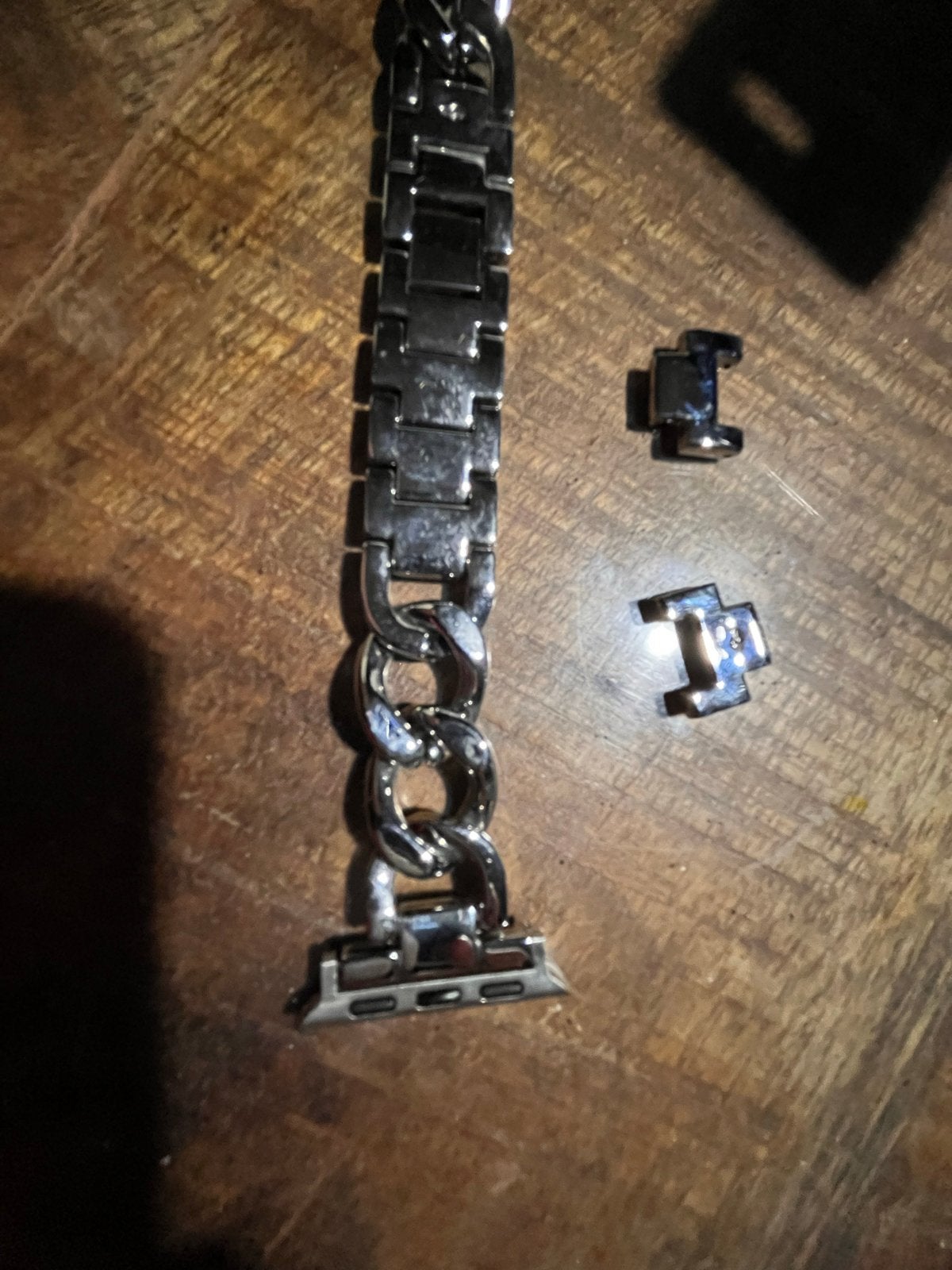 Apple Watch schakelband (zilver) 38/40/41mm, Sieraden, Tassen en Uiterlijk, Smartwatches, Ophalen of Verzenden, Nieuw, Zilver
