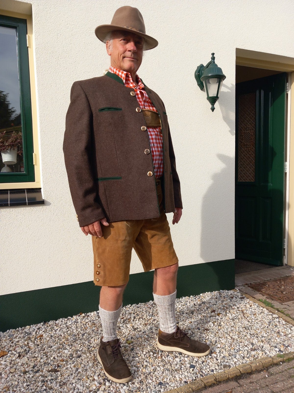 oktoberfest? prachtige originele wollen trachten jas., Ophalen of Verzenden, Zo goed als nieuw, Overige maten