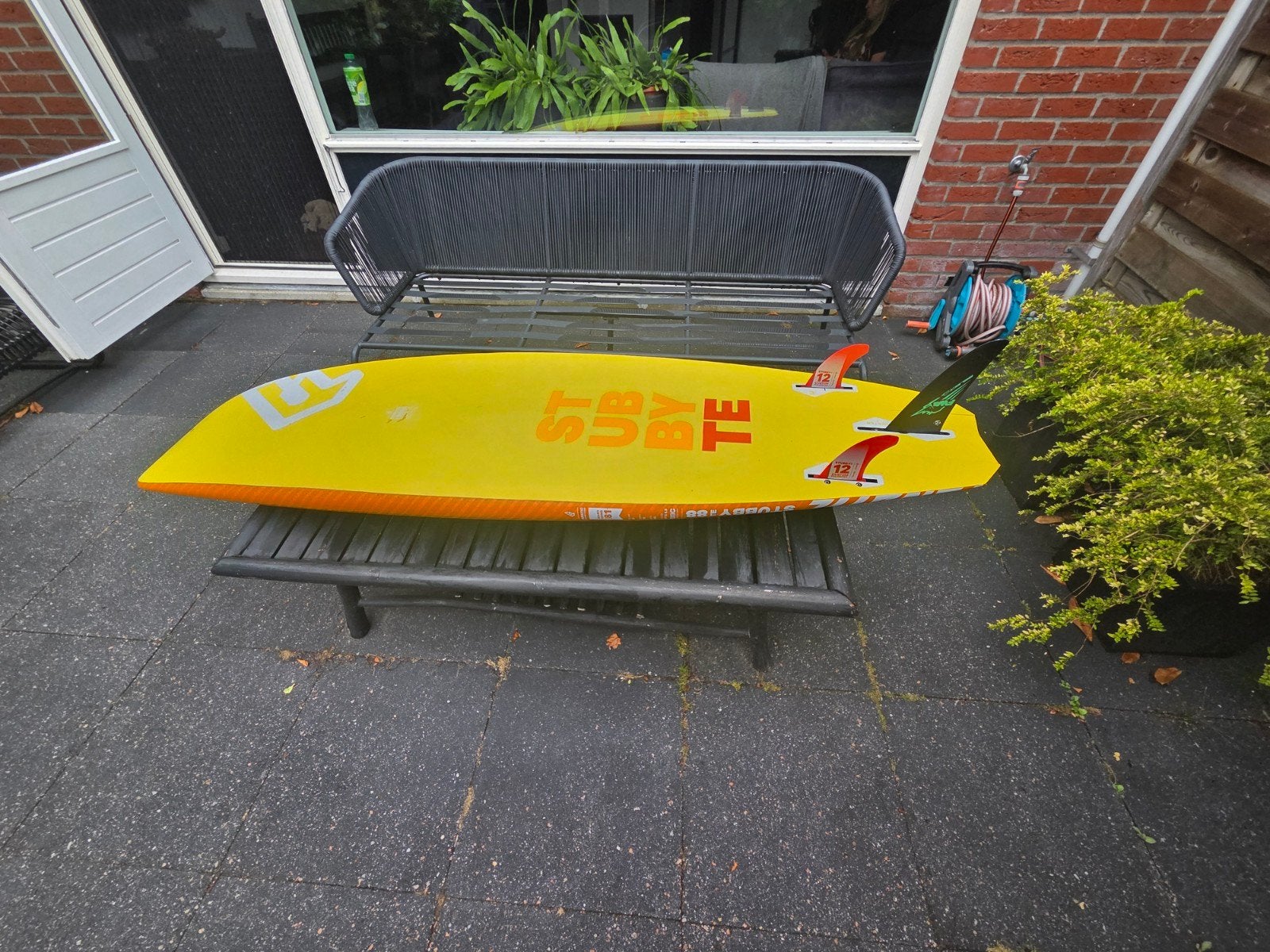 Fanatic Stubby TE 88L Windsurfboard, Watersport en Boten, Met voetbanden, Gebruikt, Minder dan 250 cm, Fanatic