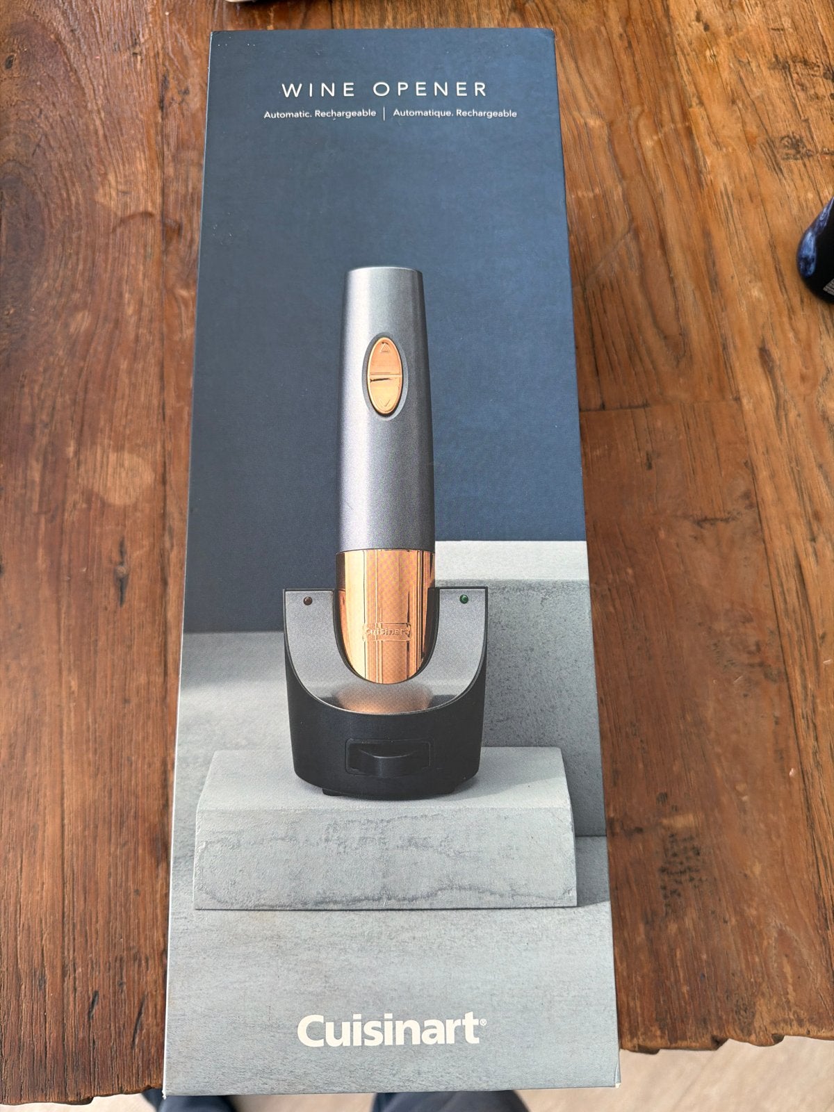 Cuisinart Automatische Oplaadbare Wijnopener, Huis en Inrichting, Ophalen, Overige typen, Metaal, Nieuw