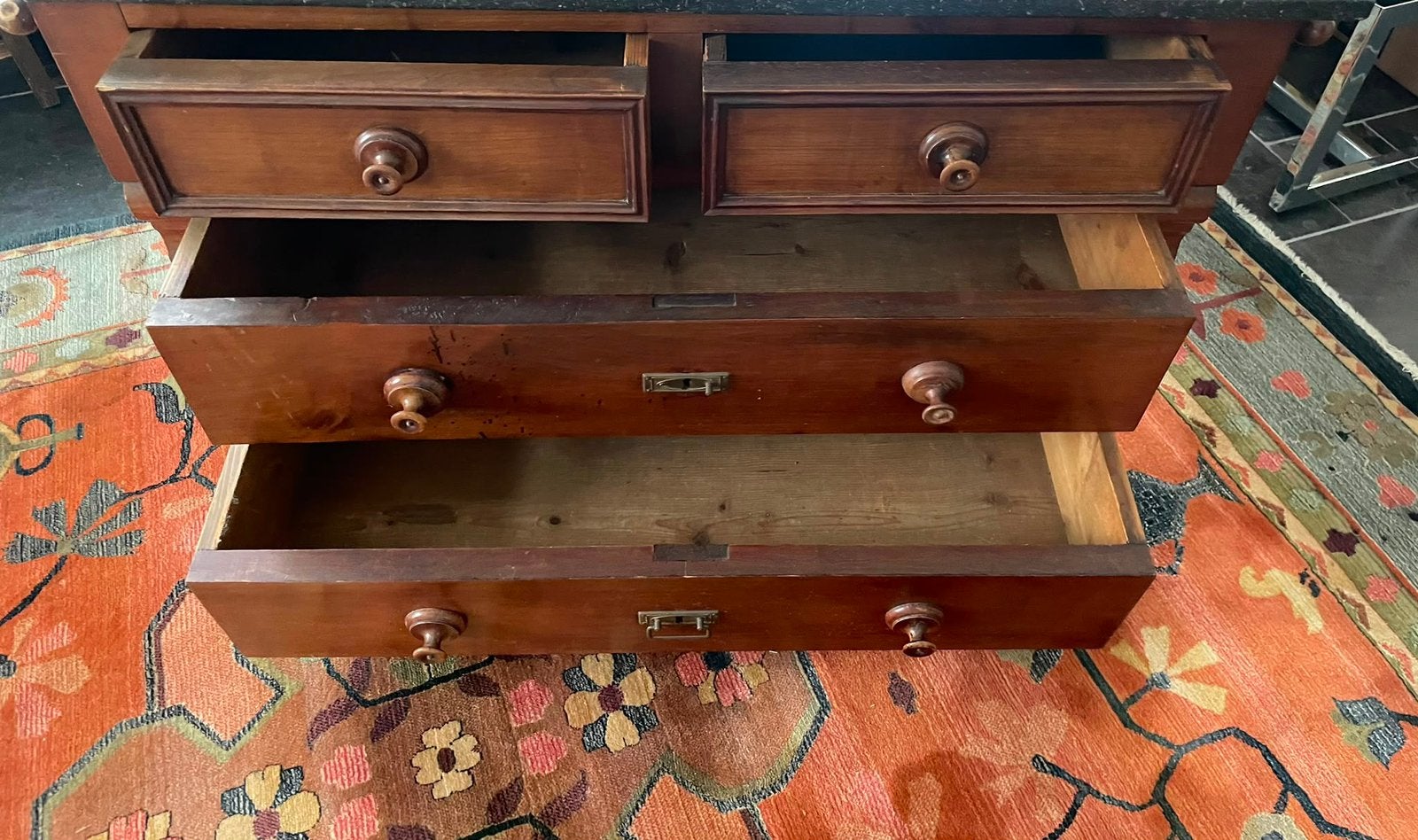 Commode ladenkast brocante, Ophalen, Overige materialen, Gebruikt, 100 tot 150 cm