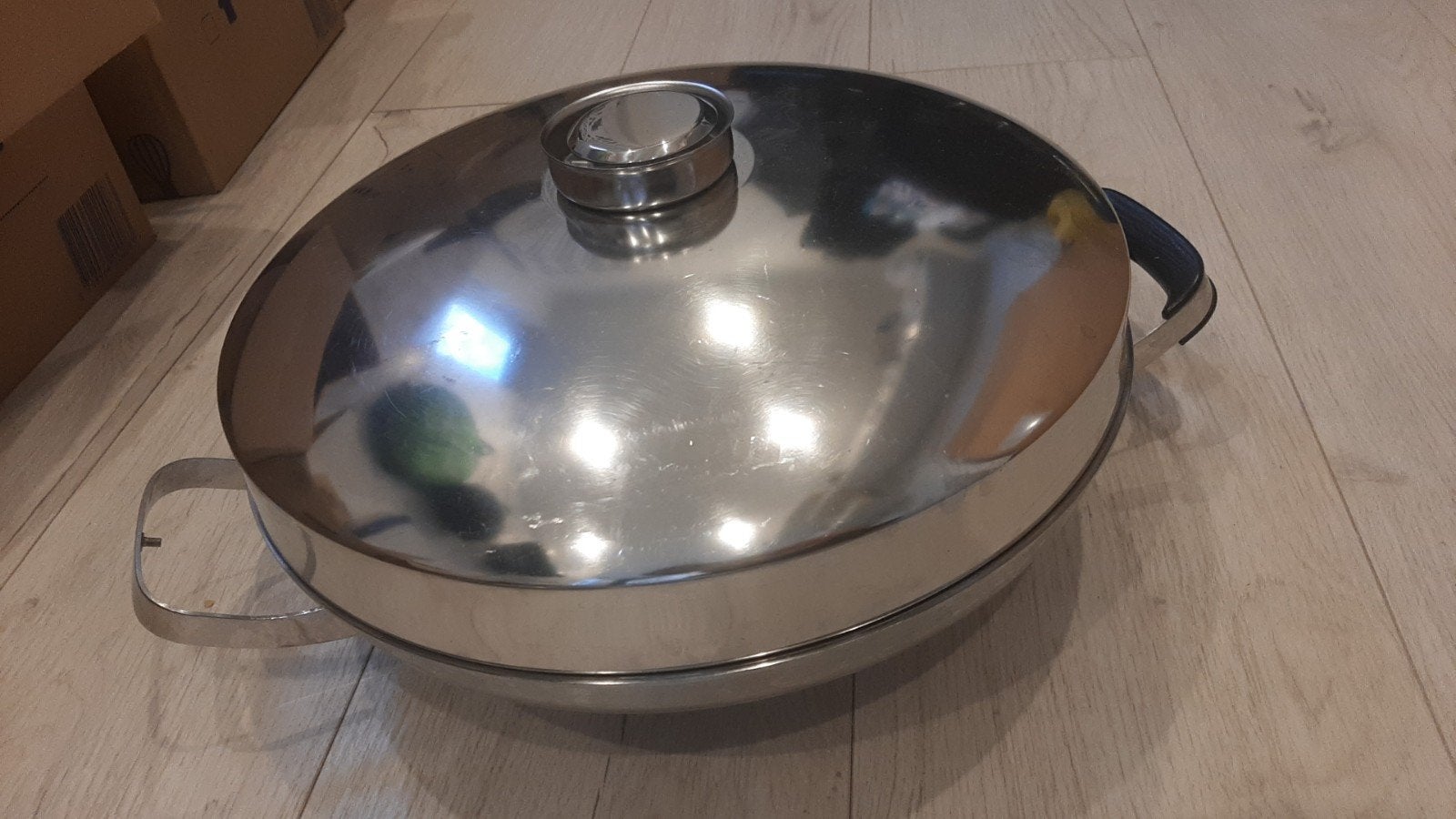 Grote pan, Ophalen, Gietijzer
