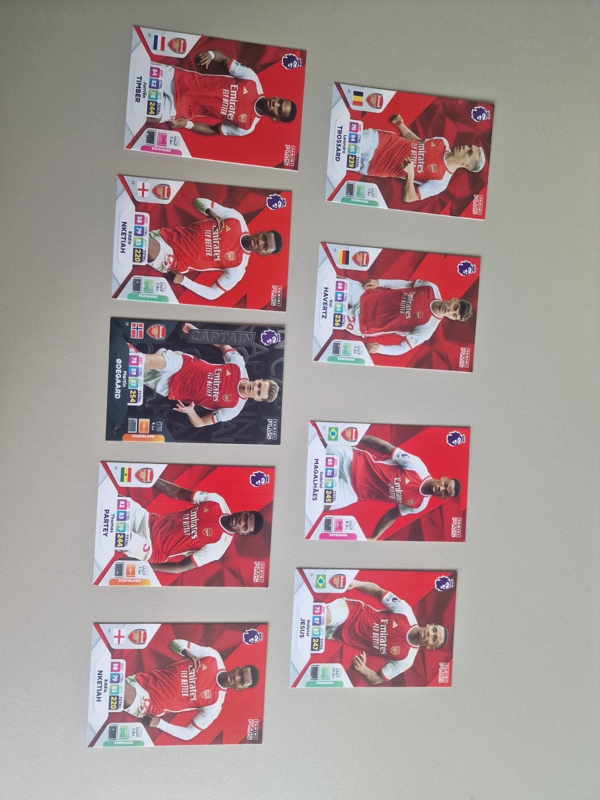 Panini Premier League Adrenalyn XL 2024 Arsenal Kaarten, Ophalen, Zo goed als nieuw, Buitenlandse clubs, Spelerskaart