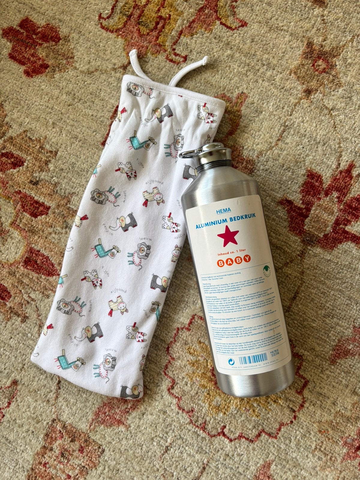 Babykruik / ijzeren warm water kruik baby, Ophalen, Gebruikt, Overige typen, Hema