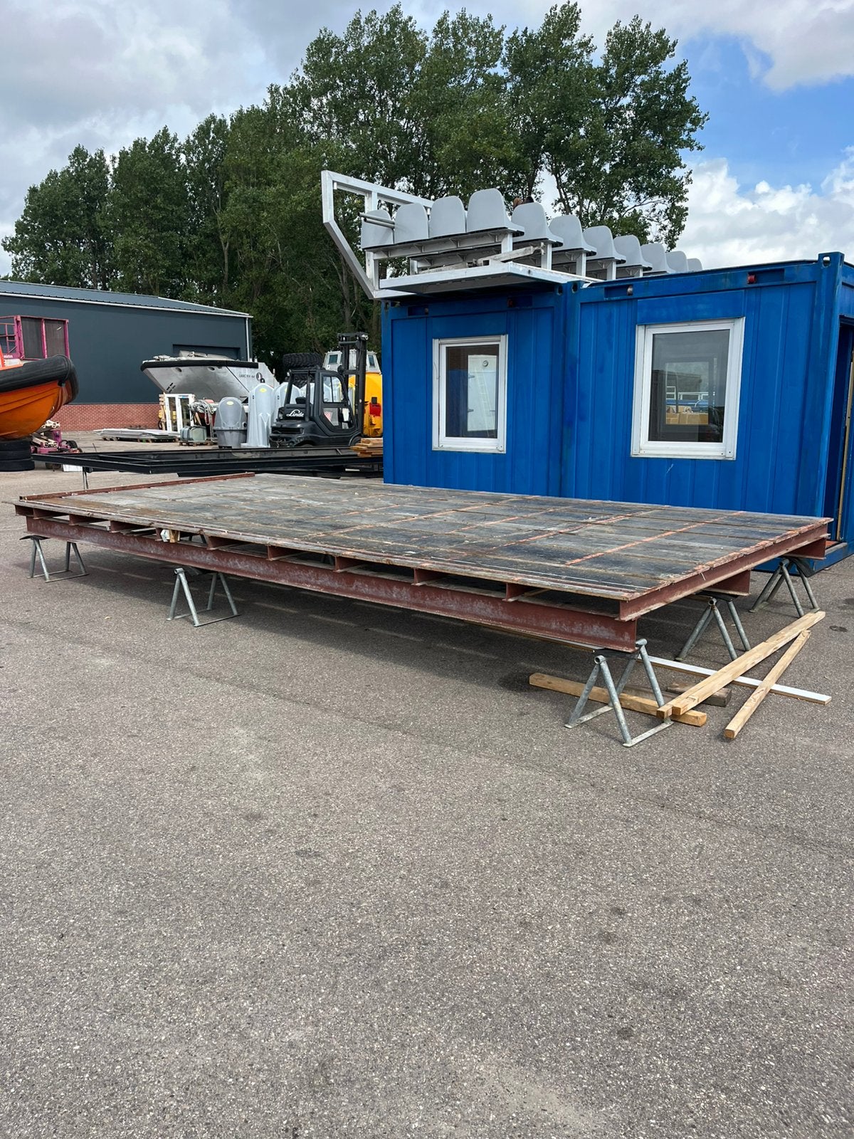 Prefab tafel, Ophalen