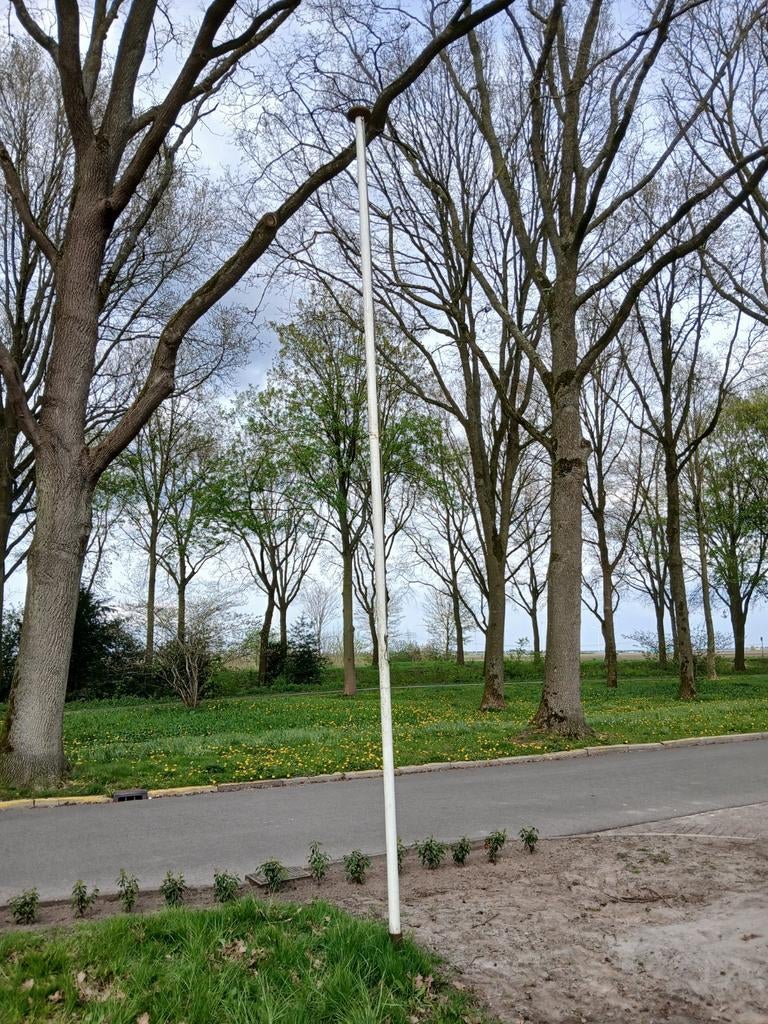 Vlaggenmast, Ophalen, Gebruikt
