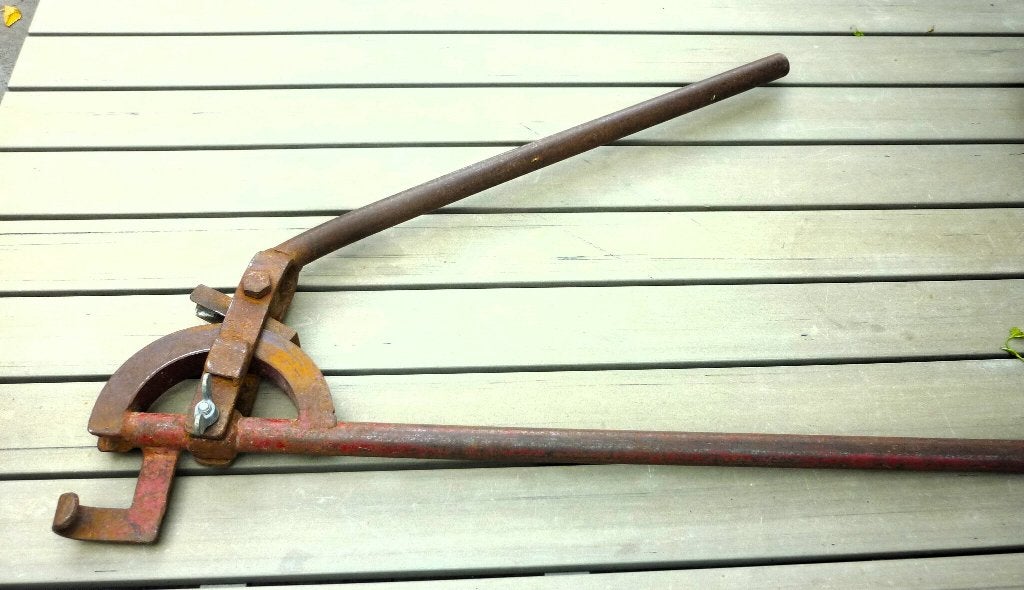 Buigijzer, buigtang pijpenbuiger voor buis 22 mm, Ophalen, Gebruikt, Tang