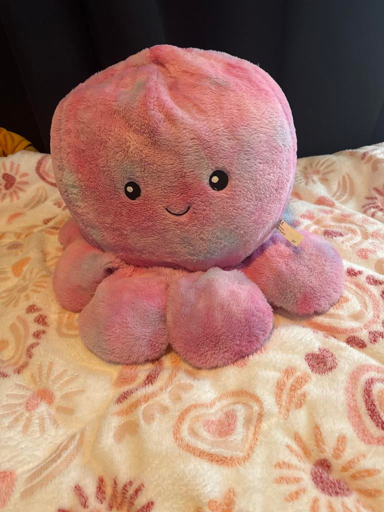 Mooie grote roze octopus knuffel, Ophalen, Zo goed als nieuw, Overige typen