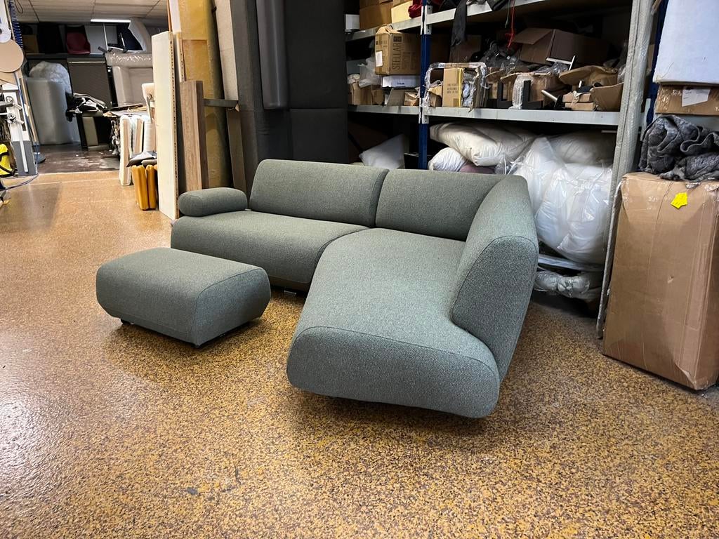Leolux Guadalupe ploegstof Monza, Huis en Inrichting, Hoekbank, Ophalen of Verzenden, Zo goed als nieuw, Leolux artifort design on stock rolf benz