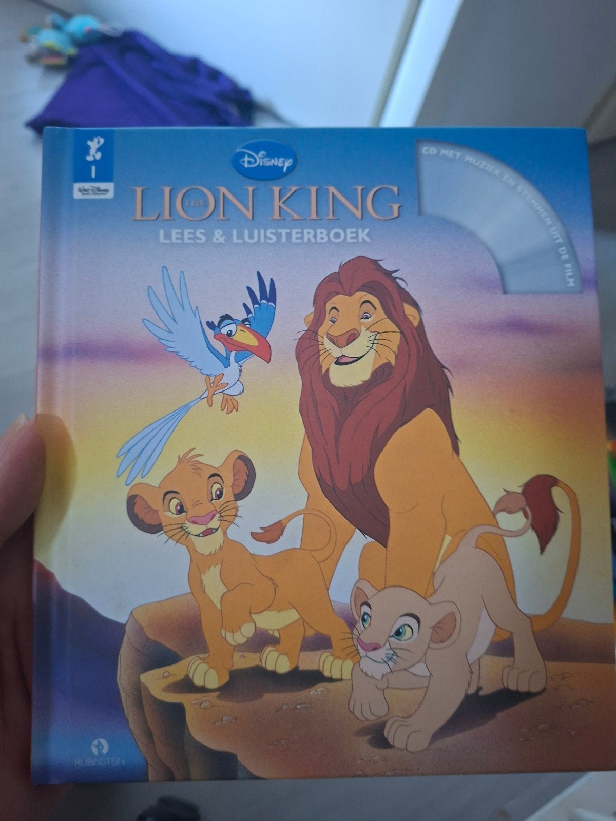 Disney's Lion King Lees- en Luisterboek met CD, Ophalen of Verzenden, Zo goed als nieuw, Walt Disney Company, 3 tot 4 jaar