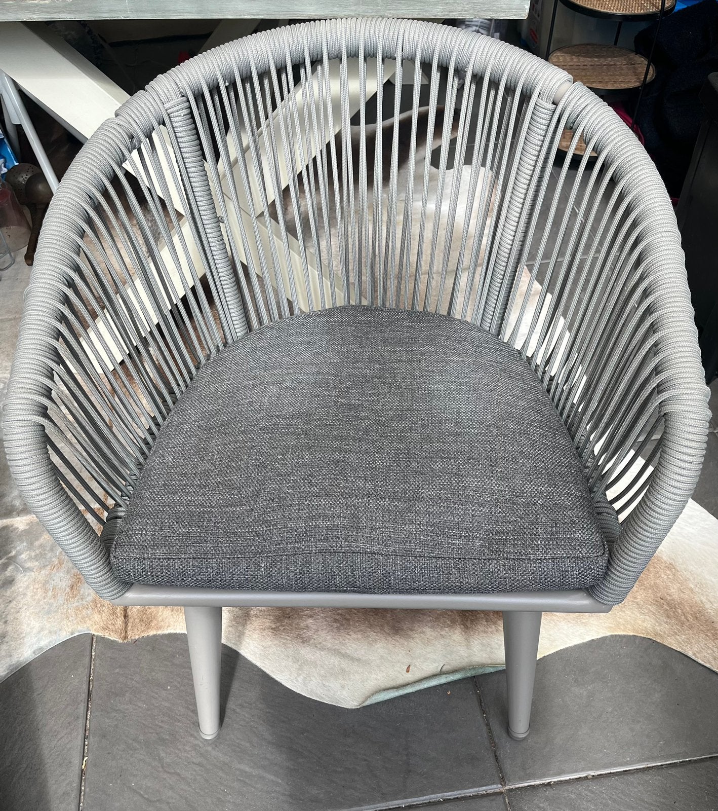 Leuke set 4 stoelen en tafel, Ophalen, Gebruikt