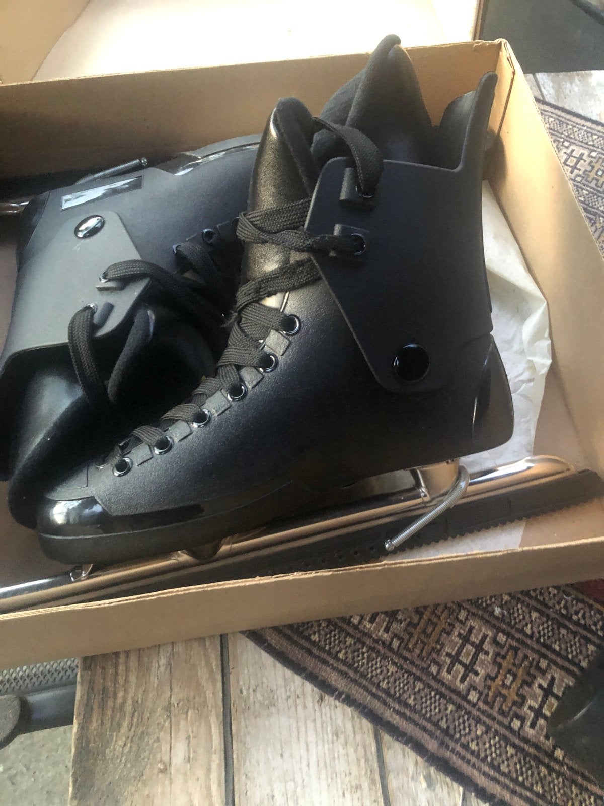 Zwarte Noren schaatsen, maat 43, zo goed als nieuw ., Sport en Fitness, Overige merken, Ophalen of Verzenden, Zo goed als nieuw