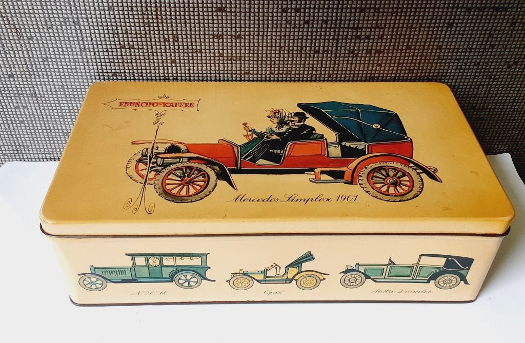 vintage eduscho kaffe bliki mercedes simplex, Verzenden, Overige
