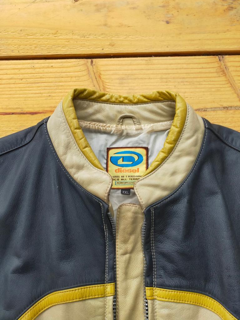 Diesel Gilet met binnen jas, Motoren, Kleding | Motorkleding, Ophalen, Tweedehands, Jas | leer