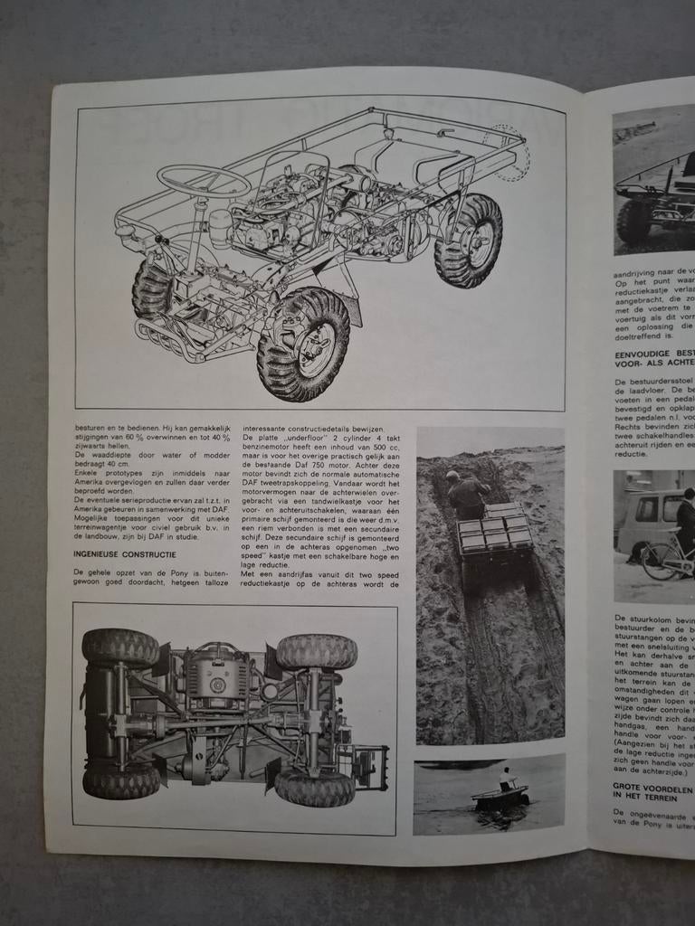 DAF Variomatic folder - 1965, Ophalen of Verzenden, Gelezen