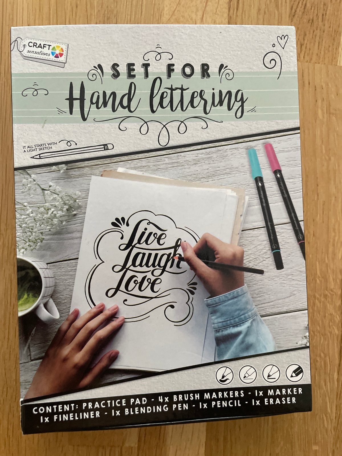 Craft Sensations Hand Lettering Set - Nieuw, Hobby en Vrije tijd, Ophalen of Verzenden, Nieuw, Overige typen