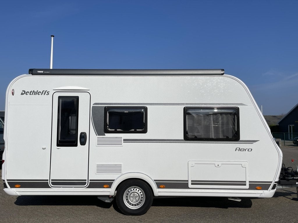 Dethleffs Aero 410 QS AIRCO/LUIFEL/MOVER/FIETSE, Bedrijf, Treinzit, Tot en met 3, Dethleffs