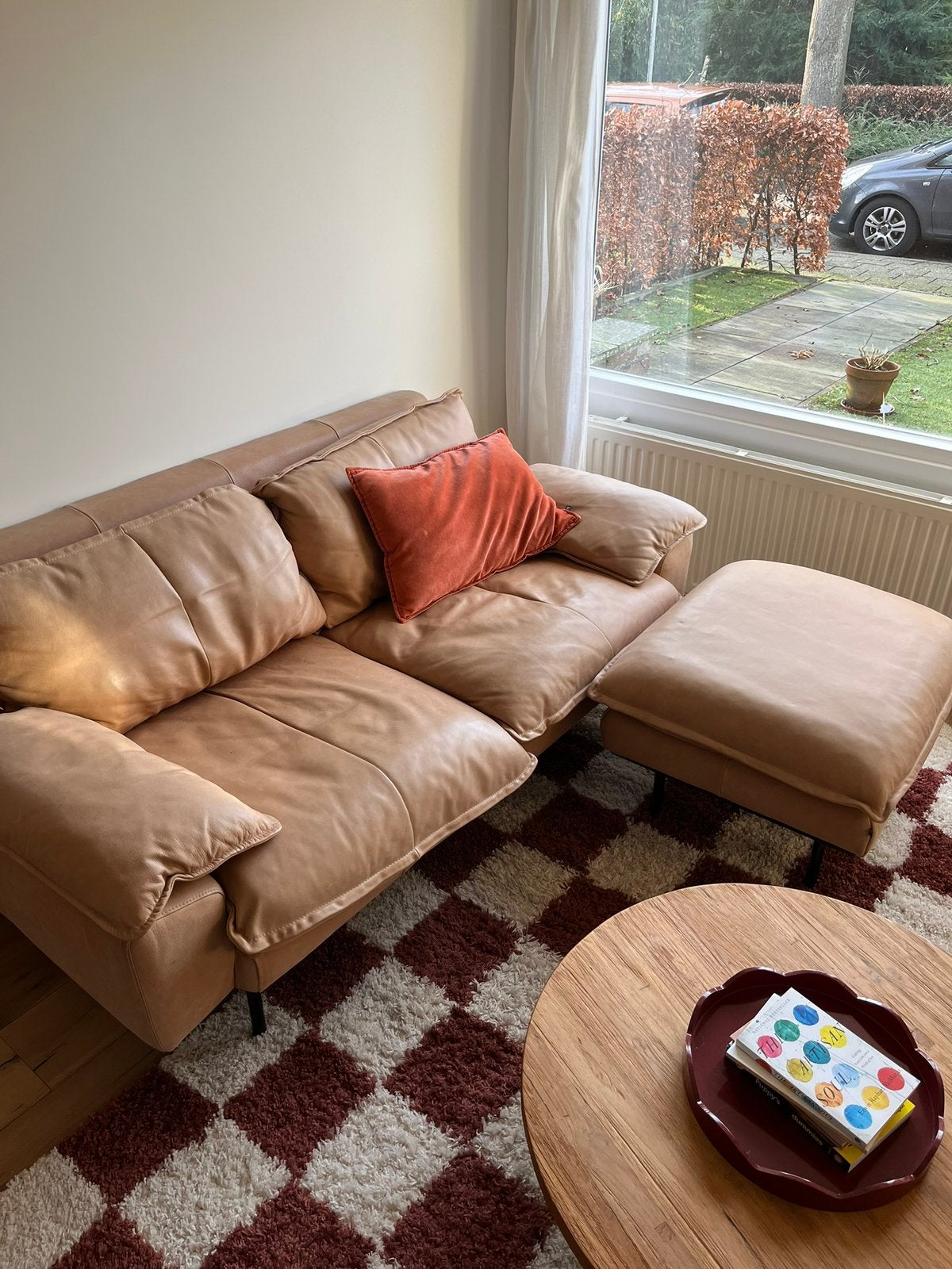 HK Living retro bank tweezits, 150 tot 200 cm, Tweepersoons, Ophalen of Verzenden, Zo goed als nieuw