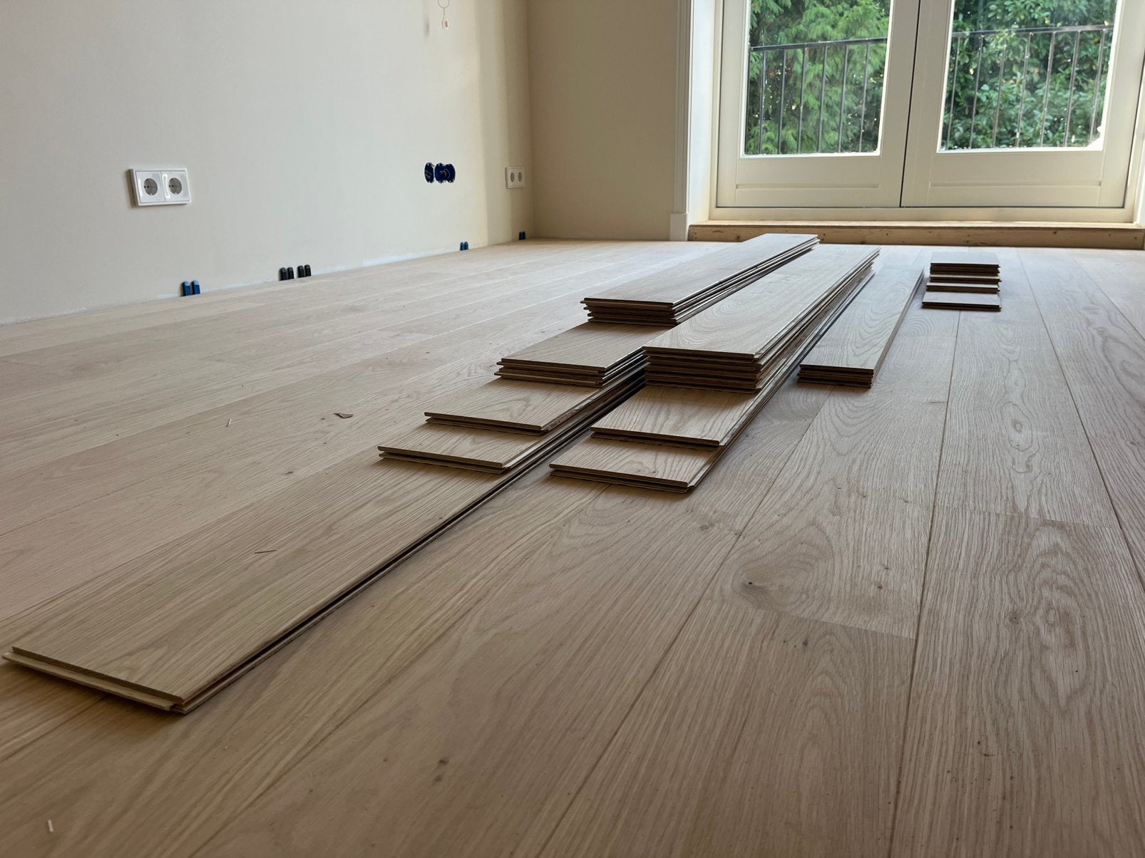 Meerlaags eiken parketvloer 13/4mm (restpartij 3,5m2), Ophalen, Nieuw, Vloerdelen of -planken, Minder dan 5 m²