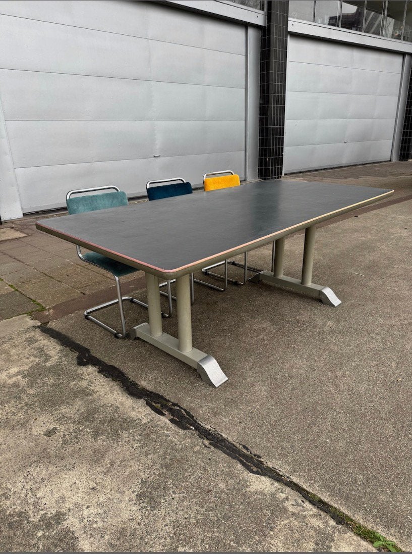 SALE! JAREN 50 GISPEN HOFFMANN VINTAGE TENENTAFEL 7207, Huis en Inrichting, Tafels | Eettafels, Ophalen, Gebruikt, Rechthoekig