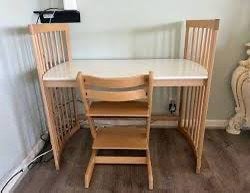 Stokke bureau + tripp trapp, Ophalen, Zo goed als nieuw, Tafel(s) en Stoel(en)