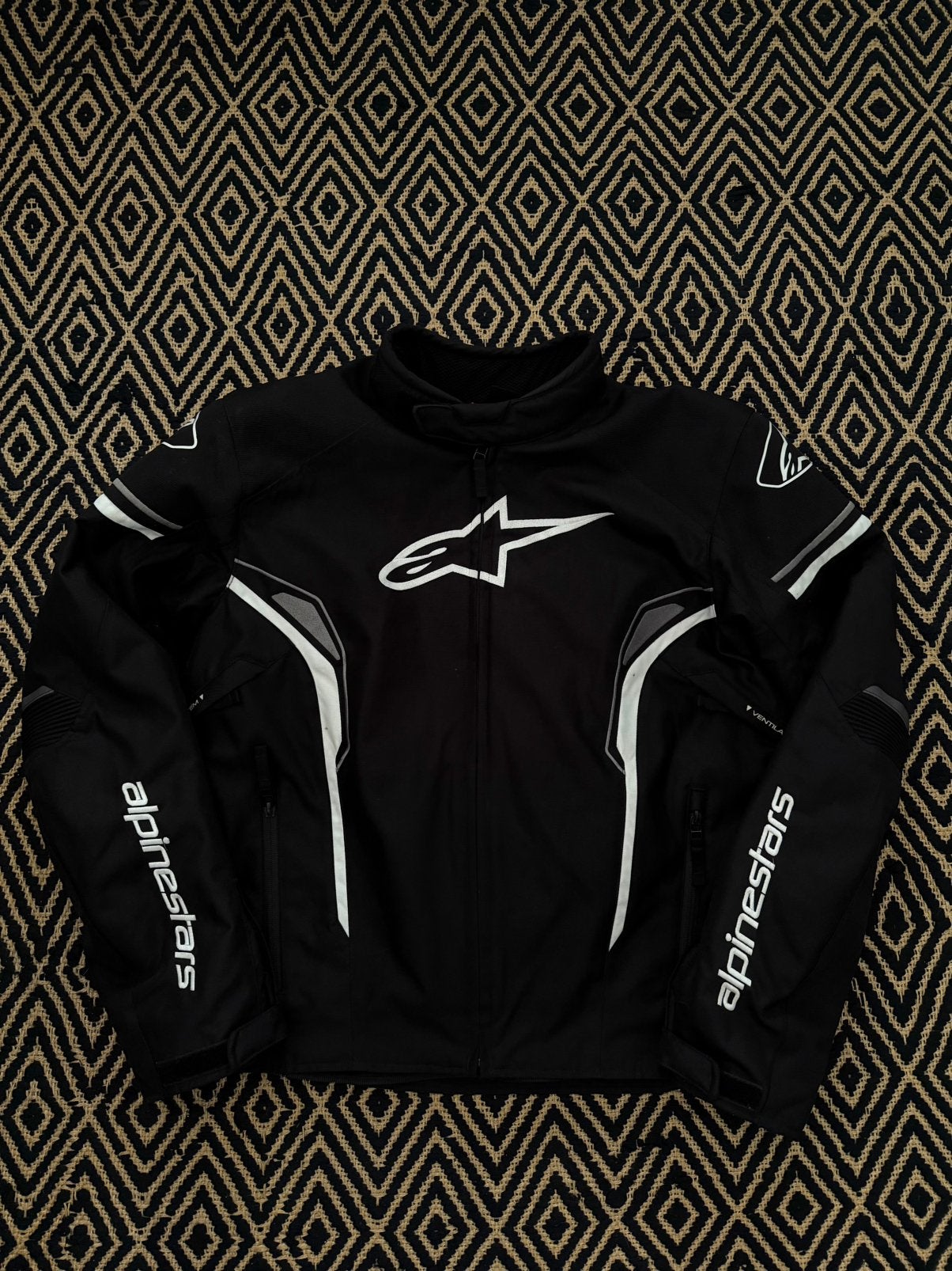 Alpinestars Motorjas – Zwart - XL (Waterdicht + thermo), Ophalen of Verzenden, Tweedehands, Heren, Jas | textiel