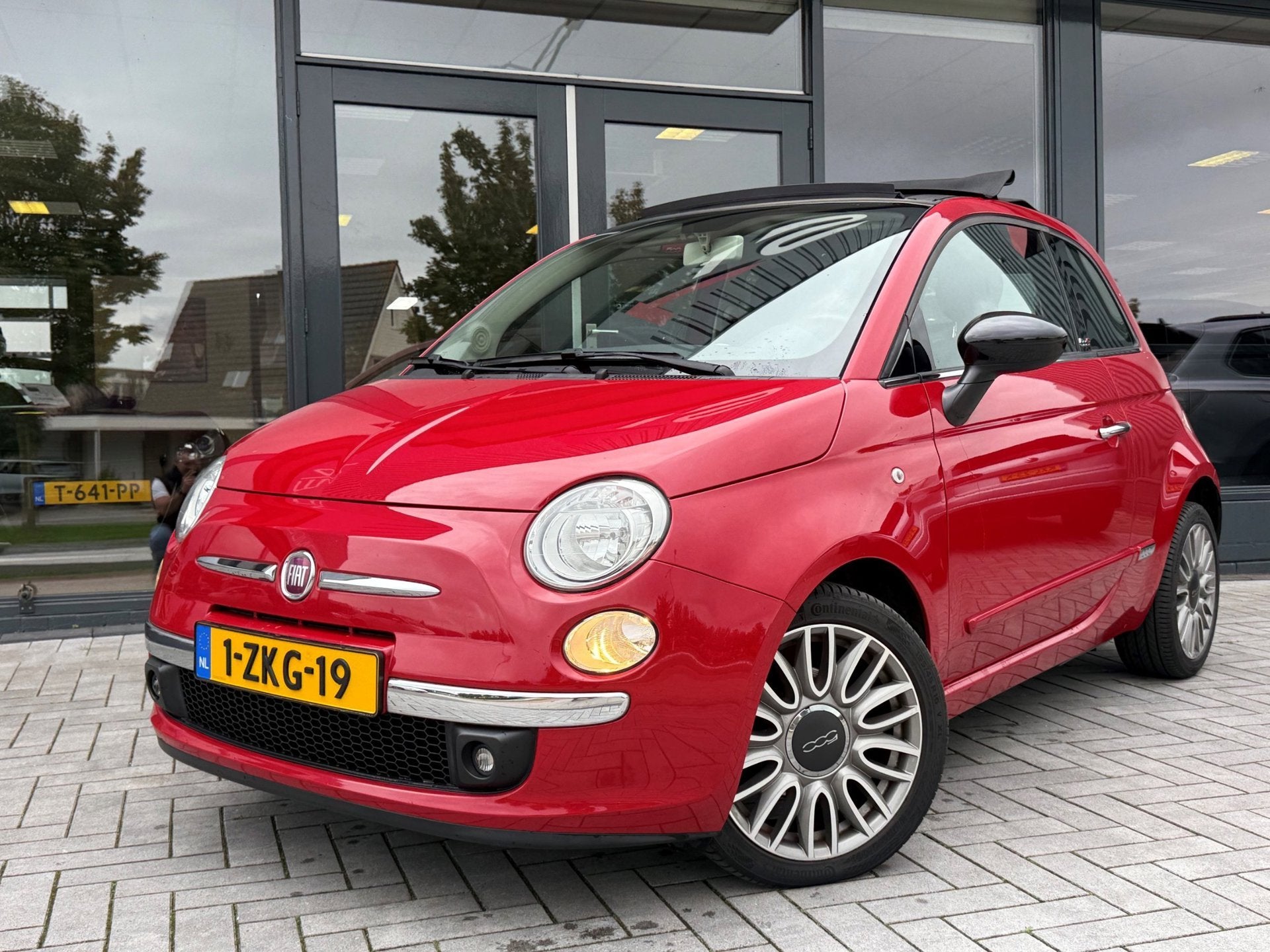 Fiat 500 C 0.9 TwinAir Turbo Cult Automaat Leder Nap Pdc, Gebruikt, Cabriolet, Bedrijf, 26 km/l