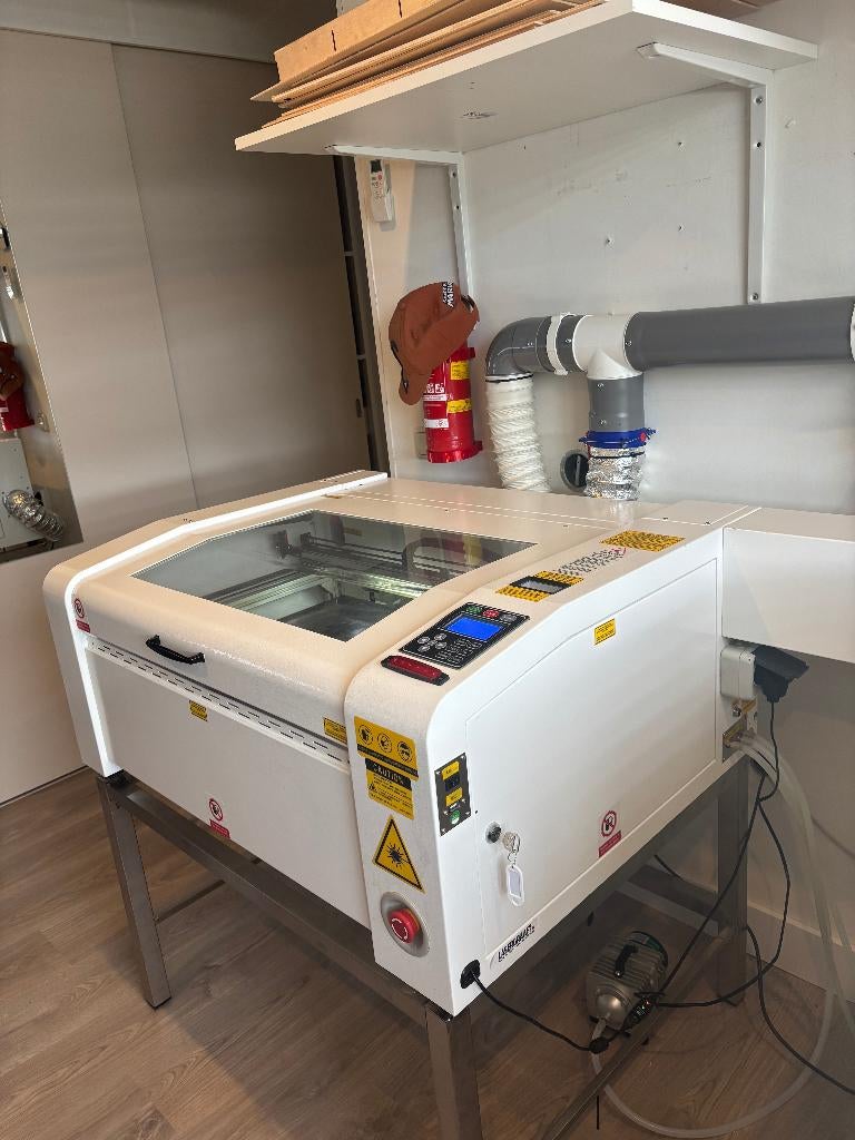 CO2 Laser 60w Lasergraaf Nastja pro 600x400, Ophalen, Zo goed als nieuw