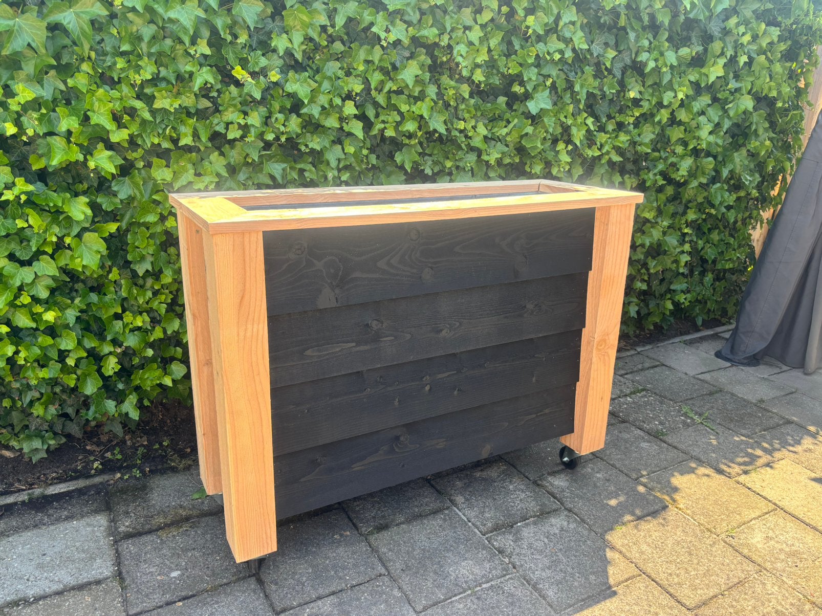 Hoge plantenbakken 120x40x80 - 2 op voorraad! Optie wielen, Ophalen, 100 cm of meer, Vierkant, Nieuw