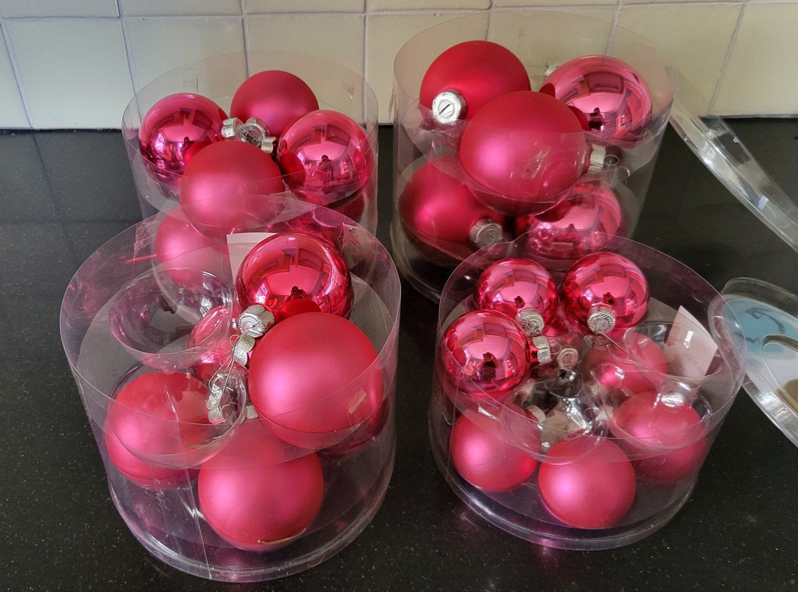 Diverse kerstballen en kerstversiering, Ophalen, Zo goed als nieuw