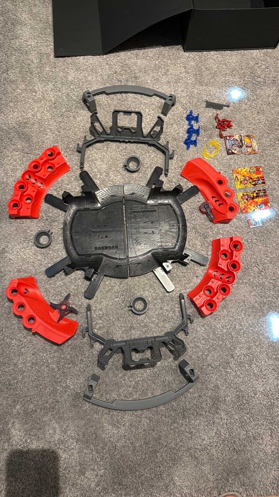 Bakugan arena spel, Ophalen