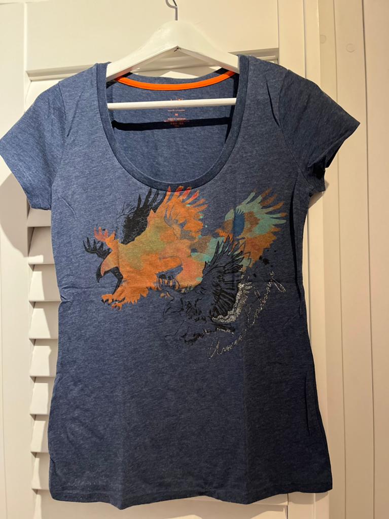 Drie merk shirts Armani, Summum, Silver Creek 36/38, Kleding | Dames, Ophalen of Verzenden, Zo goed als nieuw, Maat 36 (S), Korte mouw