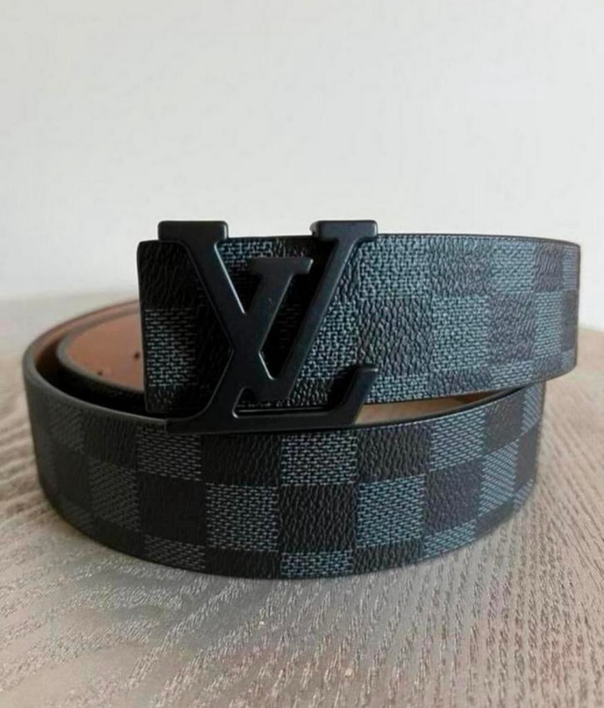 Heren riem nieuw echteleer 115cm, Ophalen of Verzenden, Zo goed als nieuw, Zwart